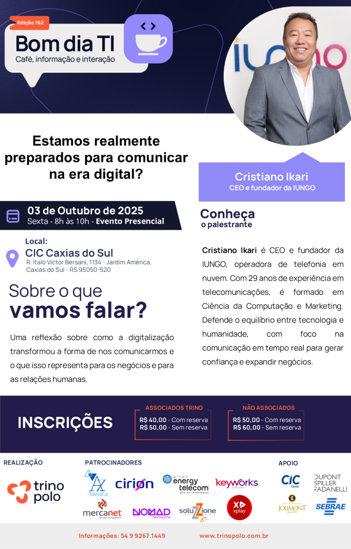 Foto de divulgação do evento